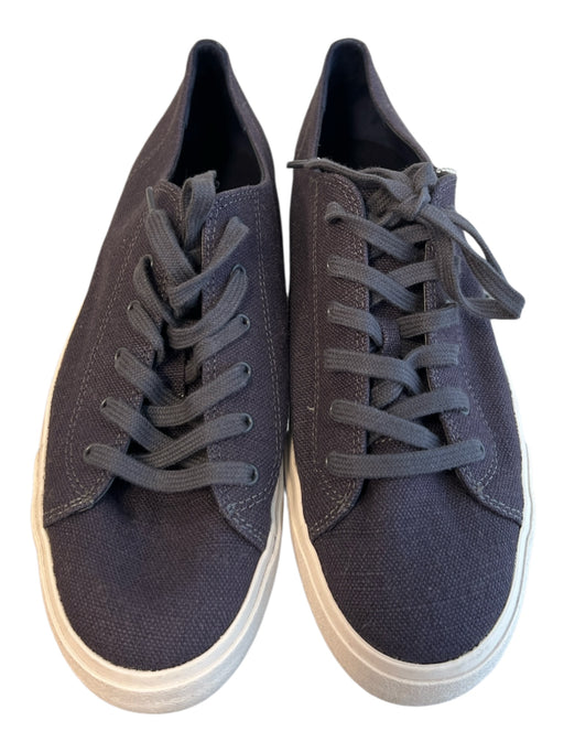 Vince Shoe Size 9.5 Navy Canvas Low Top Lace Up Sneaker Shoes Navy / 9.5