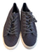 Vince Shoe Size 9.5 Navy Canvas Low Top Lace Up Sneaker Shoes Navy / 9.5
