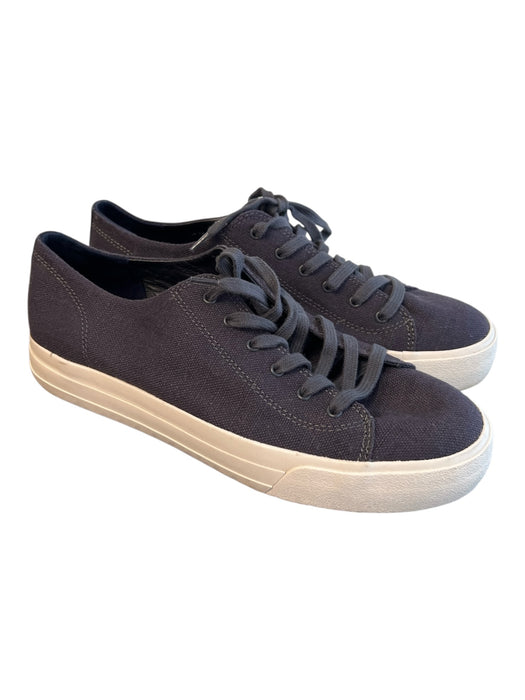 Vince Shoe Size 9.5 Navy Canvas Low Top Lace Up Sneaker Shoes Navy / 9.5
