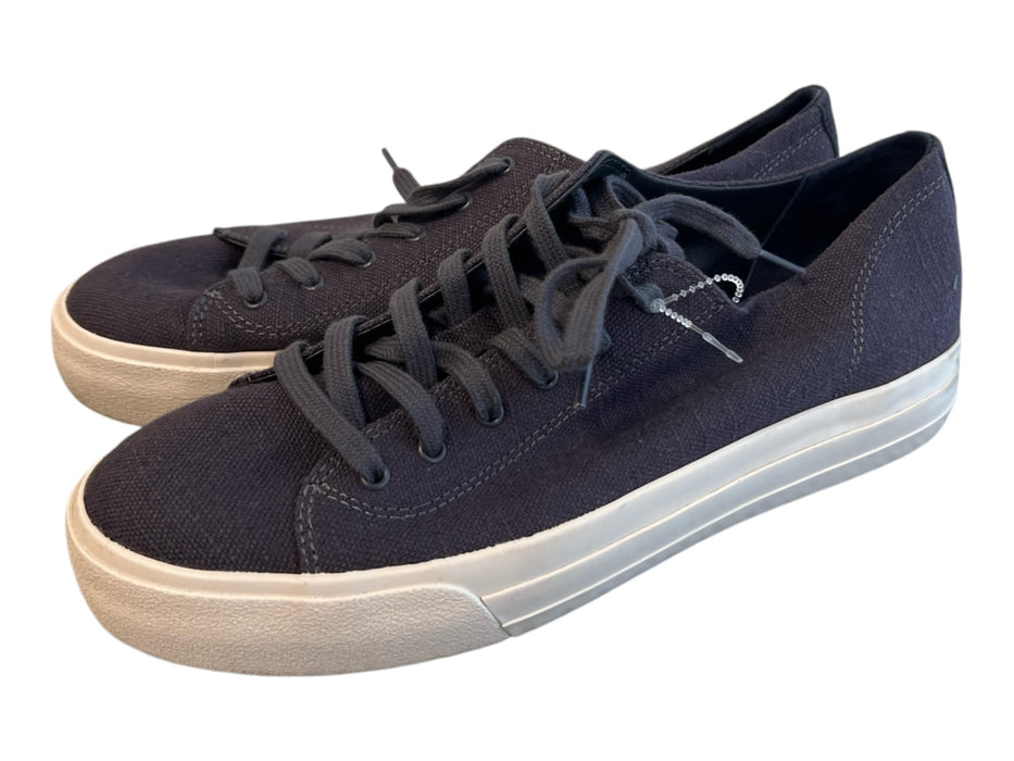 Vince Shoe Size 9.5 Navy Canvas Low Top Lace Up Sneaker Shoes Navy / 9.5