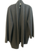 Vince Size Medium Black Cashmere Open Front Mid Length Shawl Collar Sweater Black / Medium