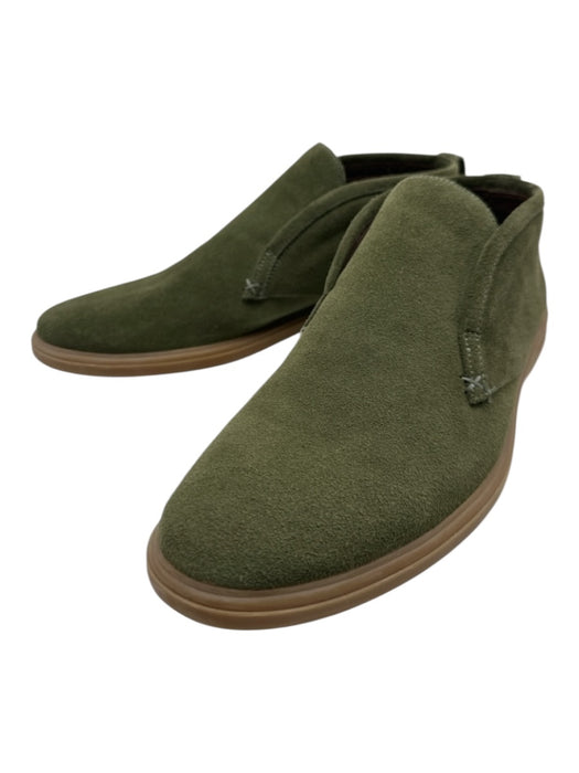 Peter Millar Shoe Size 8 Green Suede Solid Boot Men's Shoes Green / 8