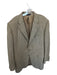 Burberry Tan & Black Wool Houndstooth 2 Button Men's Blazer 46L