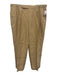 Polo Vintage Size est 38 Tan Linen Blend Striped Dress Side Tabs Men's Pants Tan / est 38