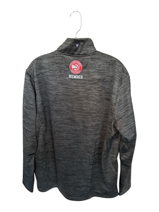 Level Wear NWT Size L Black & Gray Polyester Atlanta Hawks Full Zip Men's Jacket Black & Gray / L