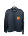 Level Wear Size M Black & Red Polyester Atlanta Hawks Quilted Athletic Jacket Black & Red / M