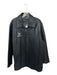 Nike Black Leather UGA Long Sleeve Full Zip Men's Coat Black / XL