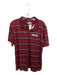 Columbia Size L Red & Black Polyester UGA Striped Athletic Men's Polo Red & Black / L