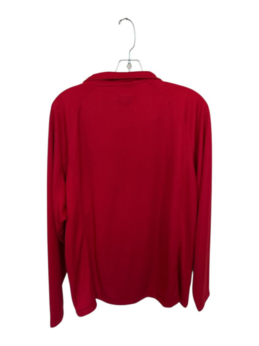 Campus Specialties Red & Black Polyester UGA Half Zip Athletic Men's Pullover Red & Black / M
