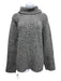 Mate Size M/L Gray Super Fine Alpaca & Organic Cotton Rib Knit Sweater Gray / M/L