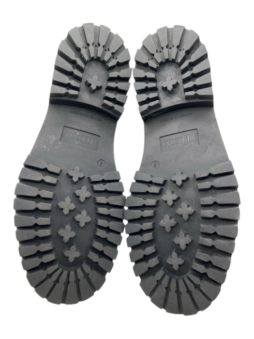 Thursday Shoe Size 8 Dark Brown Patent Leather Slip On Chunky Loafers Dark Brown / 8