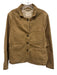Wies Made Size M Brown Cotton Long Sleeve Button Up Pockets Work Jacket Brown / M