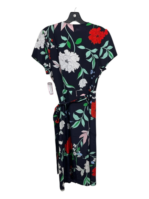 Yumi Kim Size M Navy Blue, Red, Multi Silk Floral Cap Sleeve Mini Dress Navy Blue, Red, Multi / M
