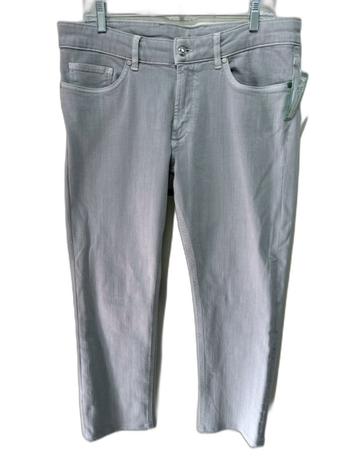 Peter Millar Size 34 Gray Cotton Blend Solid Jean Men's Pants Gray / 34