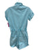 Show Me Your Mumu Size XS Light Blue Cotton Collar Button Up Jumper Light Blue / XS
