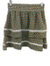 The Shirt Rochelle Behrens Size XS Green, Yellow & White Polyester Skirt Set Green, Yellow & White / XS