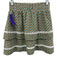 The Shirt Rochelle Behrens Size XS Green, Yellow & White Polyester Skirt Set Green, Yellow & White / XS