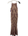 BHLDN Size 2 Mauve & Purple Nylon Blend Sleeveless Floral Lace high neck Gown Mauve & Purple / 2