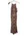 BHLDN Size 2 Mauve & Purple Nylon Blend Sleeveless Floral Lace high neck Gown Mauve & Purple / 2