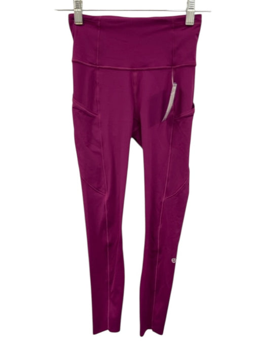 Lululemon Size 2 Fuschia Purple High Rise Pockets Full Length Leggings Fuschia Purple / 2
