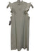Susana Monaco Size S White Nylon Blend Ruffle Cap Sleeve High Neck A Line Dress White / S
