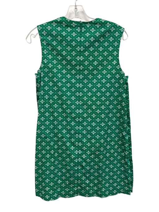 LaRoque Size XS Green & White No Fabric Tag Sleeveless Printed Shift Dress Green & White / XS
