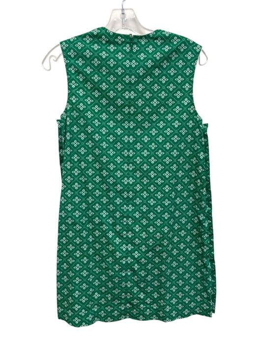 LaRoque Size XS Green & White No Fabric Tag Sleeveless Printed Shift Dress Green & White / XS