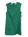 LaRoque Size XS Green & White No Fabric Tag Sleeveless Printed Shift Dress Green & White / XS