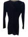 Lovers + Friends Size XS Dark Blue Polyester Blend Corded Velvet Dress Dark Blue / XS