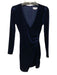 Lovers + Friends Size XS Dark Blue Polyester Blend Corded Velvet Dress Dark Blue / XS