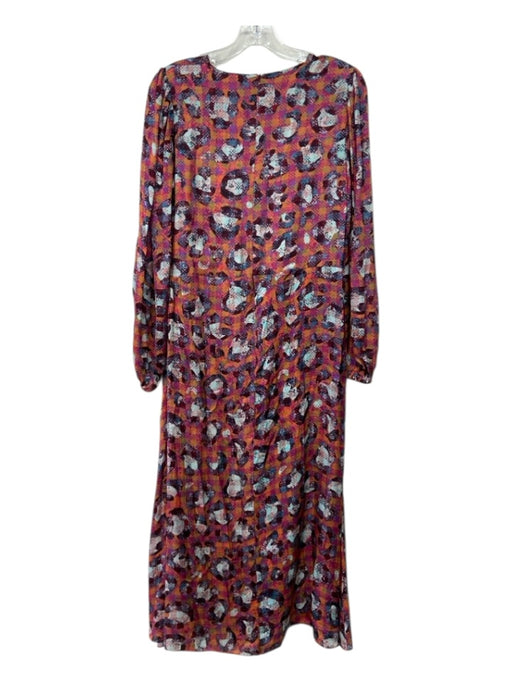 Falguni Shane Peacock Size M Purple, Orange, Multi Missing Fabric Tag Dress Purple, Orange, Multi / M