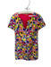 Trina Turk Size 56 Multi Polyester Midi Short Sleeve Abstract squares Dress Multi / 56