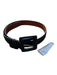 Brighton Black Leather Croc Belts Black / M