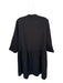 Tuckernuck Size L Black Polyester Long Sleeve Button Down Knee Length Dress Black / L