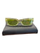 Valentino Lime Plastic clear trapezoid Logo Detail Sunglasses Lime