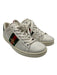 Gucci Shoe Size 36.5 white, green & red Leather Low Top Laces Sneakers white, green & red / 36.5