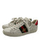 Gucci Shoe Size 36.5 white, green & red Leather Low Top Laces Sneakers white, green & red / 36.5