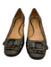Chloe Shoe Size 40 Black & Brown Leather Block Heel Buckle Square Toe Pumps Black & Brown / 40