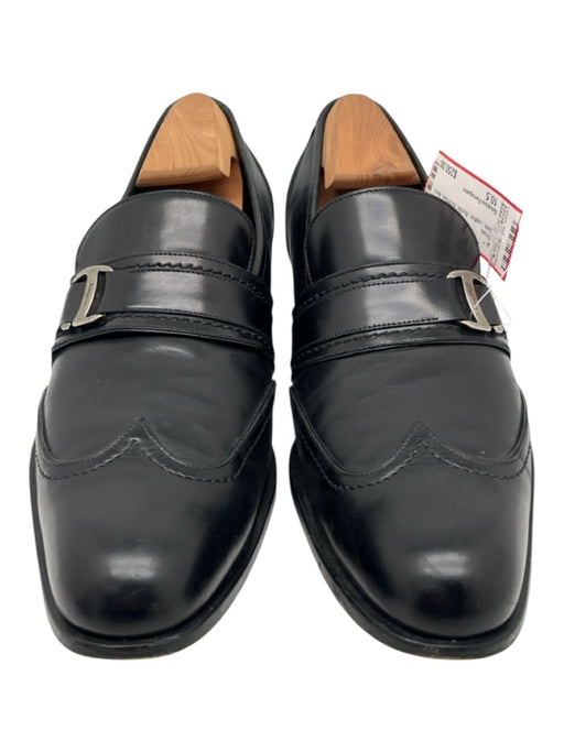 Salvatore Ferragamo Shoe Size 10.5 Black Leather Buckle Men's Shoes Black / 10.5