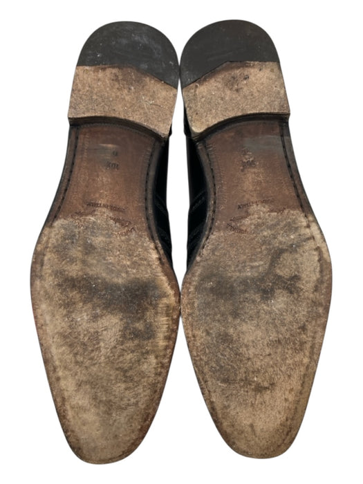 Salvatore Ferragamo Shoe Size 10.5 Black Leather Buckle Men's Shoes Black / 10.5