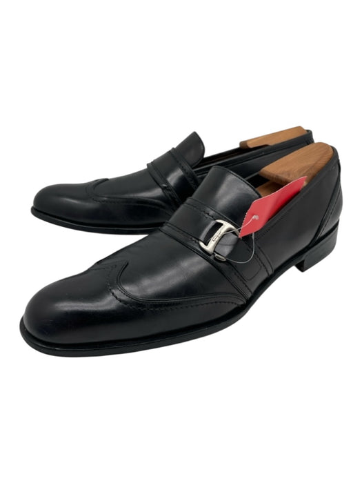 Salvatore Ferragamo Shoe Size 10.5 Black Leather Buckle Men's Shoes Black / 10.5