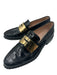 Tods Shoe Size 41 Black Patent Leather Gold hardware Croc Embossed Loafers Black / 41
