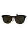 Gucci Brown & Tan Acetate & Metal Wayfarer Tortoise Shell Horsebit Sunglasses Brown & Tan