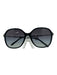 Burberry Black & Gunmetal Acetate Gunmetal Hardware Oversize Cut Outs Sunglasses Black & Gunmetal