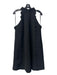 Ted Baker Size 5 Black Polyester Blend Sleeveless High Neck Back Zip Dress Black / 5