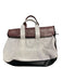 3.1 Phillip Lim Plum, Cream, Black Leather Top Zipper Top Handles Colorblock Bag Plum, Cream, Black / M