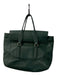 3.1 Phillip Lim Green Leather Pebbled Gold Hardware Flap 2 handles Bag Green / Large