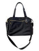 Tumi Black Fabric Top Handles Top Zip Gold Hardware Inner and Outer Pockets Bag Black / L