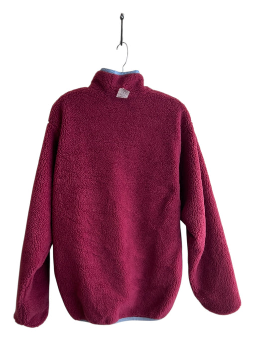 Patagonia Size M Blue & Purple Polyester Reversible Quarter Button Jacket Blue & Purple / M