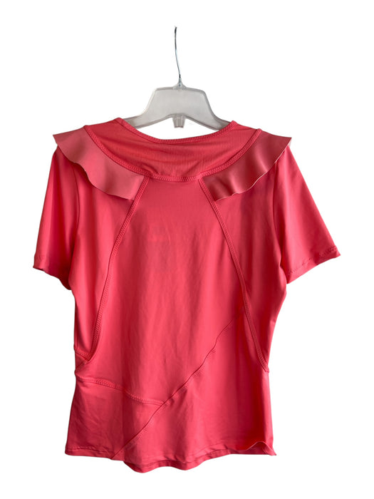 Adidas X Stella McCartney Size L coral Polyester Blend Round Neck Top coral / L